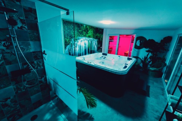 Love Room l'Écrin Tropical en location pour la journée - Chambre d'hôtes Béthune et Lens